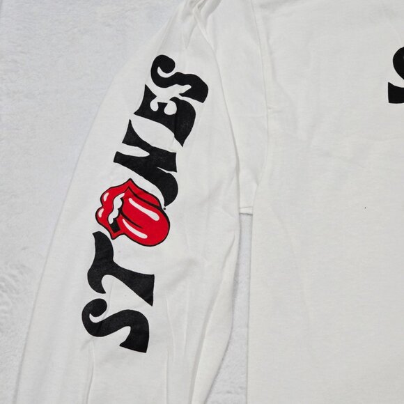 Rolling Stones ✦ 1972 World Tour Shirt ✦ Long Sleeve White Dice Graphic XL NWT - Picture 4 of 7
